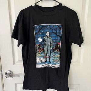 The Boogeyman Graphic Tee - Black Horror Shirt
